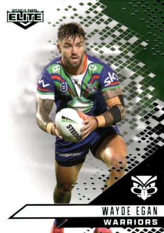 2024 NRL Elite Emerald Mojo - ME138 Wayde Egan Warriors