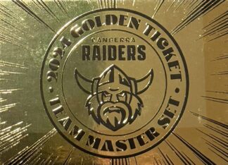 2024 NRL Elite Golden Ticket - GT02 Canberra Raiders Team Master Set