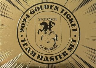 2024 NRL Elite Golden Ticket - GT14 St George Dragons Team Master Set