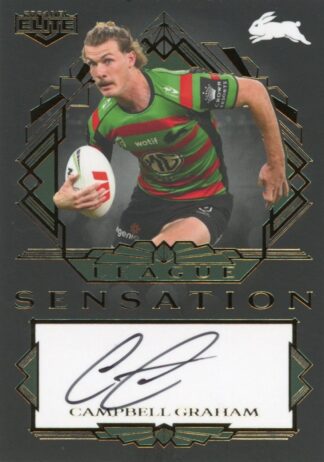 2024 NRL Elite Black League Sensations Signature - LSB13 Campbell Graham South Sydney Rabbitohs
