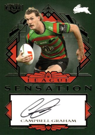 2024 NRL Elite Team League Sensations Signature - LST13 Campbell Graham South Sydney Rabbitohs