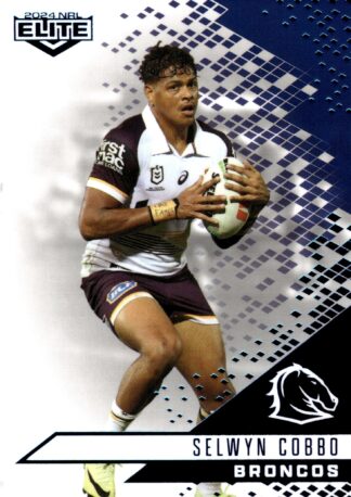 2024 NRL Elite Sapphire Mojo - MS003 Selwyn Cobbo Brisbane Broncos