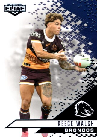 2024 NRL Elite Sapphire Mojo - MS008 Reece Walsh Brisbane Broncos