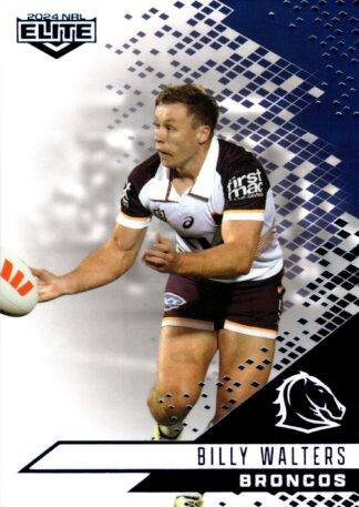 2024 NRL Elite Sapphire Mojo - MS009 Billy Walters Brisbane Broncos