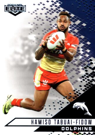 2024 NRL Elite Sapphire Mojo - MS045 Hamiso Tabuai-Fidow Dolphins