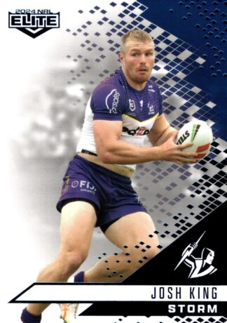 2024 NRL Elite Sapphire Mojo - MS068 Josh King Melbourne Storm