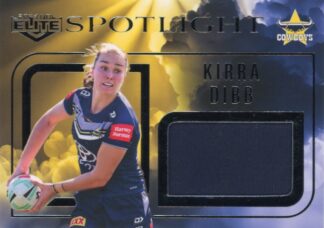 2024 NRL Elite Spotlight Jersey Patch - S5 Kirra Dibb North QLD Cowboys