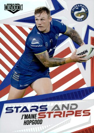 2024 NRL Elite Stars And Stripes - US22 J'maine Hopgood Parramatta Eels