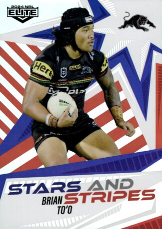 2024 NRL Elite Stars And Stripes - US23 Brian To'o Penrith Panthers