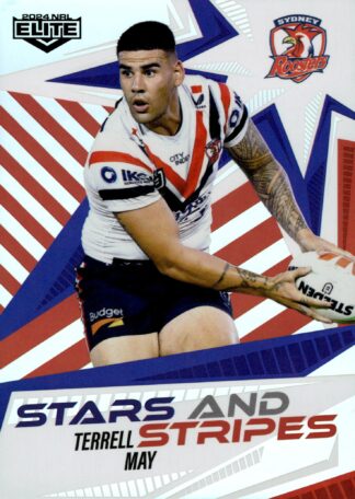 2024 NRL Elite Stars And Stripes - US30 Terrell May Sydney Roosters