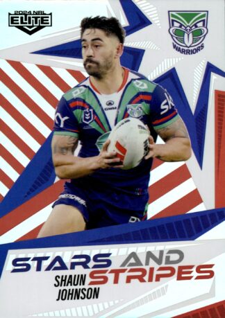 2024 NRL Elite Stars And Stripes - US31 Shaun Johnson Warriors