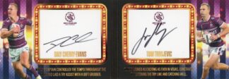 2024 NRL Elite Las Vegas Signature Booklet - VRS2 Daly Cherry-Evans & Tom Trbojevic Manly Sea Eagles