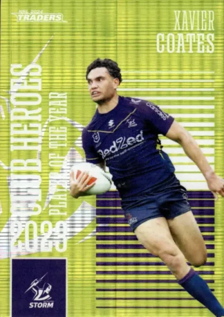 2024 NRL Traders Club Hero Green - CHG12 Xavier Coates Melbourne Storm