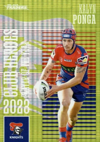 2024 NRL Traders Club Hero Green - CHG13 Kalyn Ponga Newcastle Knights