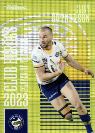 2024 NRL Traders Club Hero Green - CHG17 Clint Gutherson Parramatta Eels