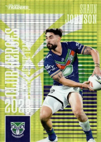 2024 NRL Traders Club Hero Green - CHG25 Shaun Johnson Warriors