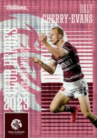 2024 NRL Traders Club Hero Pink - CHPK11 Daly Cherry-Evans Manly Sea Eagles