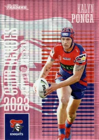 2024 NRL Traders Club Hero Pink - CHPK13 Kalyn Ponga Newcastle Knights