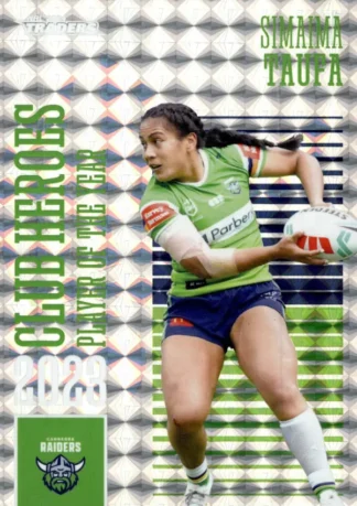 2024 NRL Traders Club Hero Priority - CHP06 Simaima Taufa Canberra Raiders