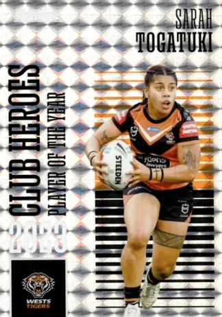 2024 NRL Traders Club Hero Priority - CHP44 Sarah Togatuki Wests Tigers