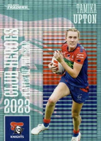 2024 NRL Traders Club Hero Teal - CHT14 Tamika Upton Newcastle Knights