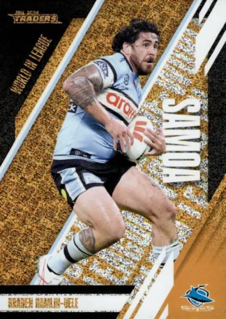 2024 NRL Traders World In League Copper - WLC06 Braden Hamlin-Uele Cronulla Sharks