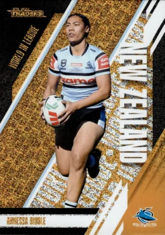 2024 NRL Traders World In League Copper - WLC07 Annessa Biddle Cronulla Sharks