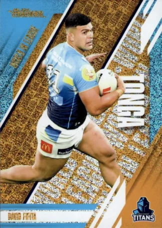 2024 NRL Traders World In League Copper - WLC09 David Fifita Gold Coast Titans