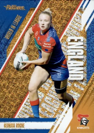 2024 NRL Traders World In League Copper - WLC14 Georgia Roche Newcastle Knights