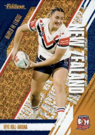 2024 NRL Traders World In League Copper - WLC24 Mya Hill-Moana Sydney Roosters