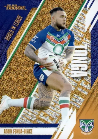 2024 NRL Traders World In League Copper - WLC25 Addin Fonua-Blake Warriors