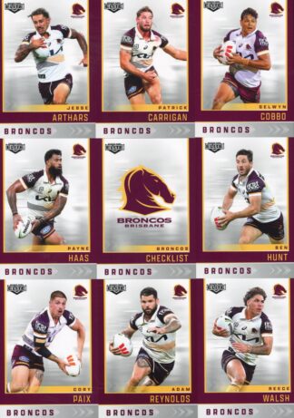 2025 NRL Elite Base Team Set - Brisbane Broncos