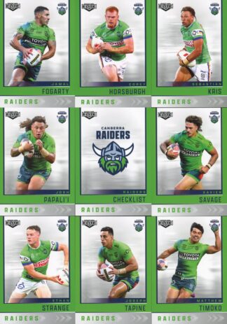 2025 NRL Elite Base Team Set - Canberra Raiders