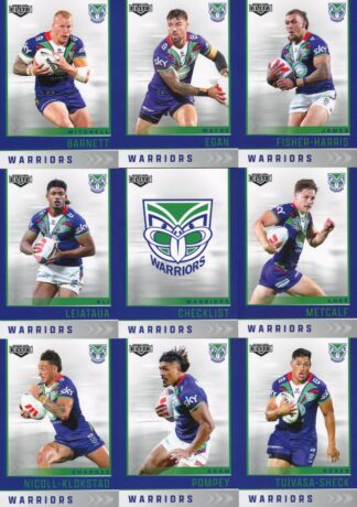 2025 NRL Elite Base Team Set - Warriors