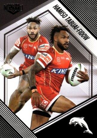 2025 NRL Elite Black Diamond Mojo - MB045 Hamiso Tabuai-Fidow Dolphins