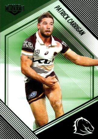 2025 NRL Elite Emerald Mojo - ME003 Patrick Carrigan Brisbane Broncos