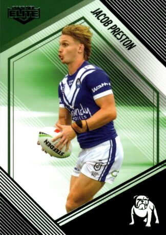 2025 NRL Elite Emerald Mojo - ME025 Jacob Preston Canterbury Bulldogs