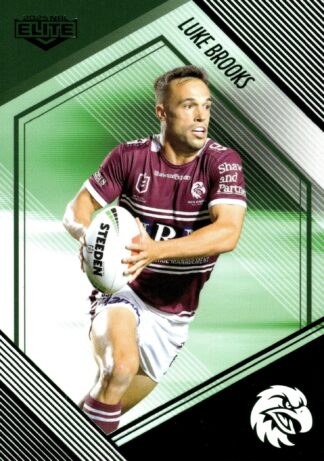2025 NRL Elite Emerald Mojo - ME056 Luke Brooks Manly Sea Eagles