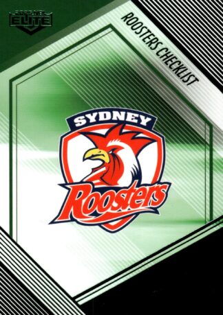 2025 NRL Elite Emerald Mojo - ME127 Checklist Sydney Roosters