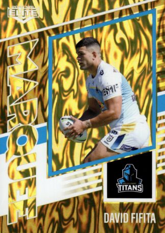 2025 NRL Elite Marquee Gold - MG15 David Fifita Gold Coast Titans