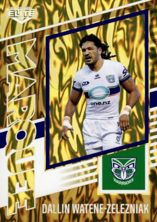 2025 NRL Elite Marquee Gold - MG41 Dallin Watene-Zelezniak Warriors