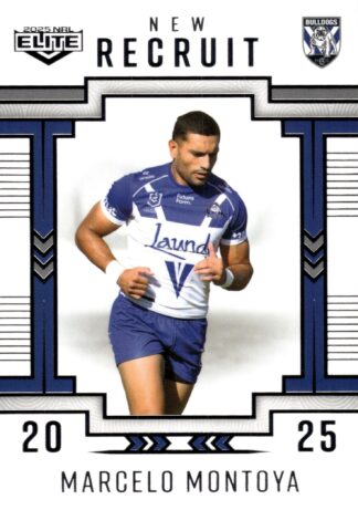 2025 NRL Elite New Recruits - NR05 Marcelo Montoya Canterbury Bulldogs