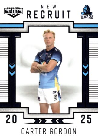 2025 NRL Elite New Recruits - NR12 Carter Gordon Gold Coast Titans