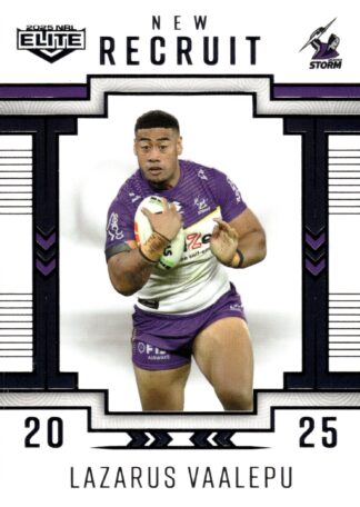 2025 NRL Elite New Recruits - NR16 Lazarus Vaalepu Melbourne Storm