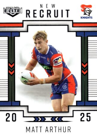 2025 NRL Elite New Recruits - NR17 Matt Arthur Newcastle Knights