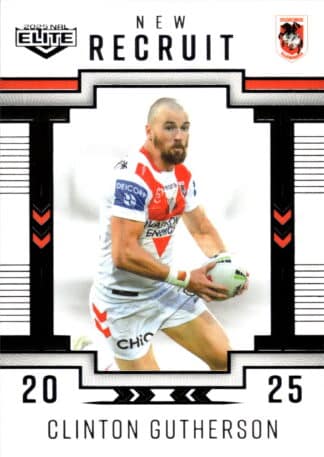 2025 NRL Elite New Recruits - NR25 Clinton Gutherson St George Dragons