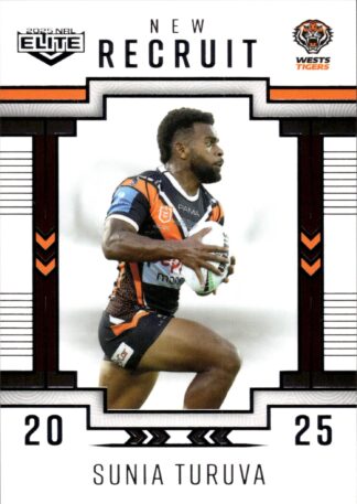 2025 NRL Elite New Recruits - NR34 Sunia Turuva Wests Tigers