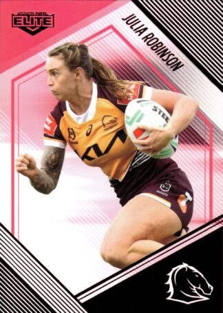 2025 NRLW Elite Pink Diamond Mojo - PD04 Julia Robinson Brisbane Broncos