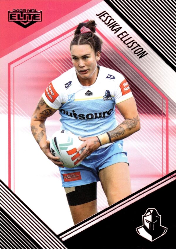 2025 NRLW Elite Pink Diamond Mojo - PD22 Jessika Elliston Gold Coast Titans