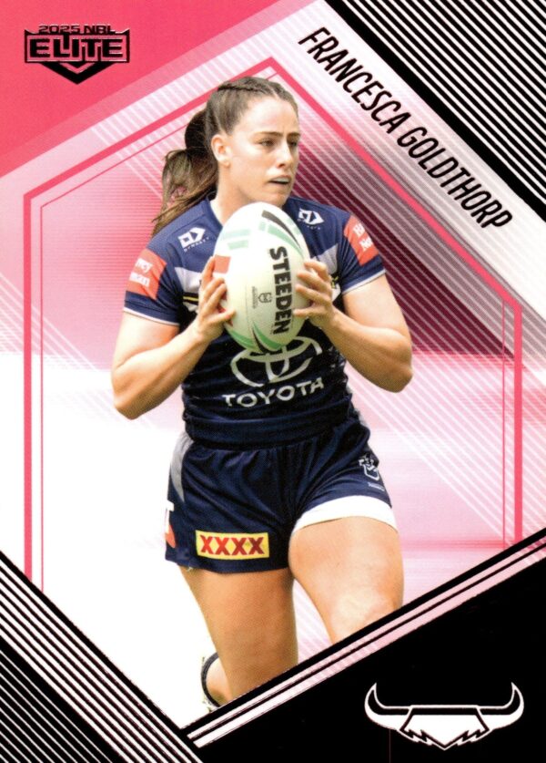 2025 NRLW Elite Pink Diamond Mojo - PD33 Francesca Goldthorp North QLD Cowboys